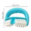 Cellulite Massage, Manual Roller Massages with Two-Wheel Handle,Relax Muscles to Relieve Stress,Increases Blood Circulation,Apply to Arm/Shoulder/Leg/Back/Buttocks/Abdomen(Blue) view 2