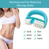 Cellulite Massage, Manual Roller Massages with Two-Wheel Handle,Relax Muscles to Relieve Stress,Increases Blood Circulation,Apply to Arm/Shoulder/Leg/Back/Buttocks/Abdomen(Blue) view 4