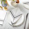200 Packs Disposable Hand Towels for Bathroom Dinner Napkins Disposable Guest Napkins Disposable Decorative Bathroom Napkins Silver Guest Towels for Dinners Kitchen Parties Weddings Christmas Party view 2