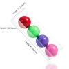 SLShePack 50PCS 1" x 1" x 4" Clear Boxes for Gumballs, Plastic Tube, Clear Gift Boxes for Wedding view 3