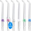Water Flosser Replacement Tips, Replacement Classic Jet Tips for Waterpik Flosser Oral Irrigator & Dental Flosser (6 Classic Jet Tips) view 1