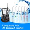 Water Flosser Replacement Tips, Replacement Classic Jet Tips for Waterpik Flosser Oral Irrigator & Dental Flosser (6 Classic Jet Tips) view 2