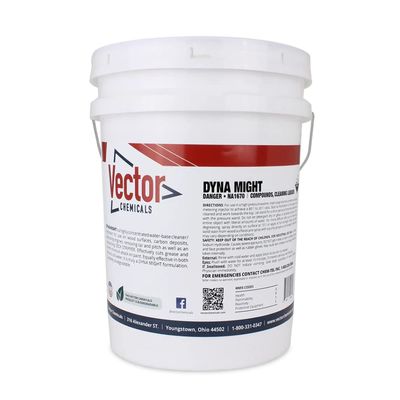 Vector Chemicals Dyna-Might Outdoor Deck Power Cleaner & Stripper Super Concentrate (5 Gallon Pail Pack)