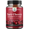 Advanced Tart Cherry Extract Capsules - Extra Strength 750mg Per Serving Equivalent Tart Cherry Capsules Uric Acid Cleanse and Joint Support Supplement - Muscle Recovery Supplement 120 Count view 1