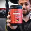 ES FIT Amino Powder - Pre and Post Workout with Electrolytes - BCAA 2:1:1 Ratio, Amino Acids, Superior Taste, Tested and Certified, Fruit Punch Slushie, 30 Servings view 4