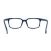 SA106 Stylish Matte Finish Rectangle Plastic Reading Glasses Blue +3.25 view 4