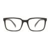 SA106 Stylish Matte Finish Rectangle Plastic Reading Glasses Grey +1.25 view 1