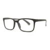 SA106 Stylish Matte Finish Rectangle Plastic Reading Glasses Grey +1.25 view 2