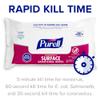 PURELL Foodservice Surface Sanitizing Wipes, 72 Count Flowpack, 7.4" x 9" Wipes (Pack of 12)  9371-12 view 4