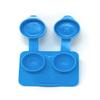 Contact Lenses Cases Flat Ribbed Extra Deep Well - Assorted, 12 Pack Mix view 2