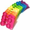 Contact Lenses Cases Flat Ribbed Extra Deep Well - Assorted, 12 Pack Mix view 4