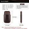 Cigar Case Holder Classic 3-Finger Leather Cigar Case Cigar Humidor Without Steel Cutter view 2