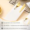 Cindeer 150 Pcs White Linen Dinner Feel Napkins with Built in Flatware Pocket Prefolded Paper Disposable Airlaid Guest Hand Towel for Silverware Wedding Reception Christmas Baby Shower view 4
