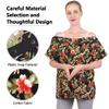 Post Shoulder Surgery Shirt - Rehab Clothes Short Sleeve Post Mastectomy Shirts with Drain Management Pockets (AA11-M) view 2