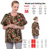 Post Shoulder Surgery Shirt - Rehab Clothes Short Sleeve Post Mastectomy Shirts with Drain Management Pockets (AA11-M) view 4