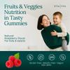 (120 Chews) Fruits and Veggies Supplement - Super Greens Gummies (9 Superfruits & 30 Veggies) Mushrooms, Fruit and Vegetable Vitamins, Non-GMO, Pectin-Based, Gluten-Free, No Capsules view 2
