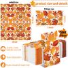200 Pcs Thanksgiving Napkins for Bathroom Guest Fall Disposable Hand Towels 3Ply Autumn Maple Leaves Dinner Paper Napkin for Home Kitchen Decor Harvest Party Supplies, 4.3 x 8 In(Autumn Leaves) view 3
