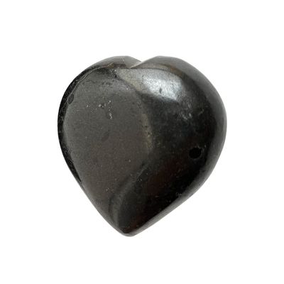 VIE Crystal Heart, 5-7cm, Black Agate