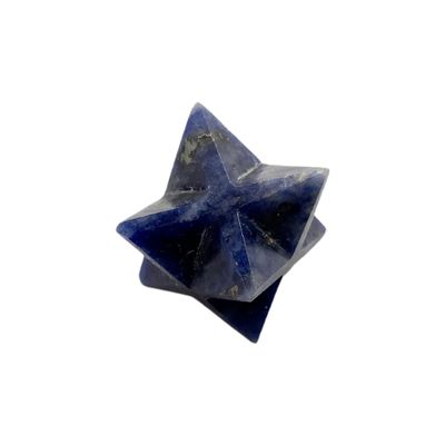 VIE Small Merkaba Star, 2cm, Sodalite