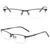 KOOSUFA Mens Half Frame Photochromic Reading Glasses Sun Readers Black +1.0 view 3