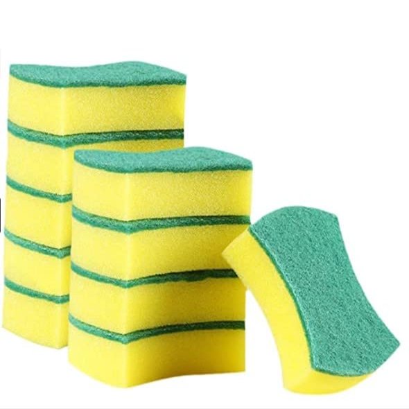 10pcs Dishwashing Sponge Wipe