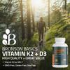 Bronson Vitamin K2 D3 (MK7) Supplement Non-GMO Formula Vitamin D3 5000IU (125 mcg) & 90 mcg K2 MK-7, Easy to Swallow D & K Complex, 120 Tablets view 3