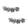 EXCEART Electric Massage Head Replacement 8Pcs Kneading Vibrating Massager Heads for Neck and Body Stress Relief Durable Grey Massager Accessories view 2