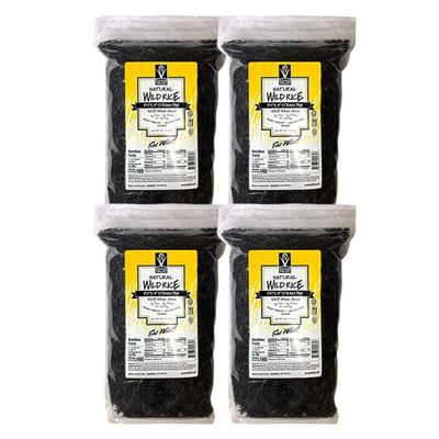 Goose Valley Natural Wild Rice - Family Reserve 5 lbs - Variety of Jumbo High Fiber and High Protein Whole Grain Rice for Healthy Heart Pack of 4
