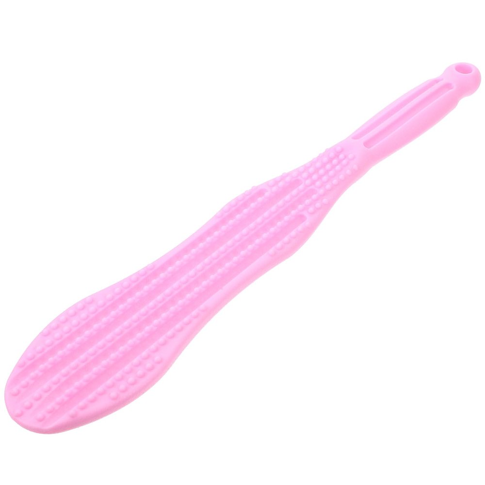EXCEART Portable Massage Stick 14.76 Inch Silicone Body Acupoint Massager for Shoulder Back Neck Circulation Pain Relief and Muscle Relaxation
