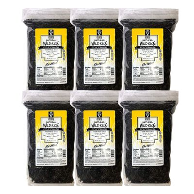Goose Valley Natural Wild Rice - Family Reserve 5 lbs (Pack of 6) - Variety of Jumbo High Fiber and High Protein Whole Grain Rice for Healthy Heart