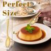 WDF 300PCS Plastic Gold Mini Spoons - 4 Inches Gold Plastic Desserts Spoons, Heavy Duty Disposable Spoons Perfect for Coffee, Cake, Appetizers,Ice Cream,Wedding, Birthday, Party view 2
