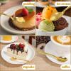 WDF 300PCS Plastic Gold Mini Spoons - 4 Inches Gold Plastic Desserts Spoons, Heavy Duty Disposable Spoons Perfect for Coffee, Cake, Appetizers,Ice Cream,Wedding, Birthday, Party view 3