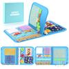SOFWO Fidget Blanket for Adults with Dementia,Alzheimers Dementia Activities Products for Elderly and Seniors,Gift and Game for Alzheimers or Dementia Busy Blanket.(11.4 x 20.3 in) view 1