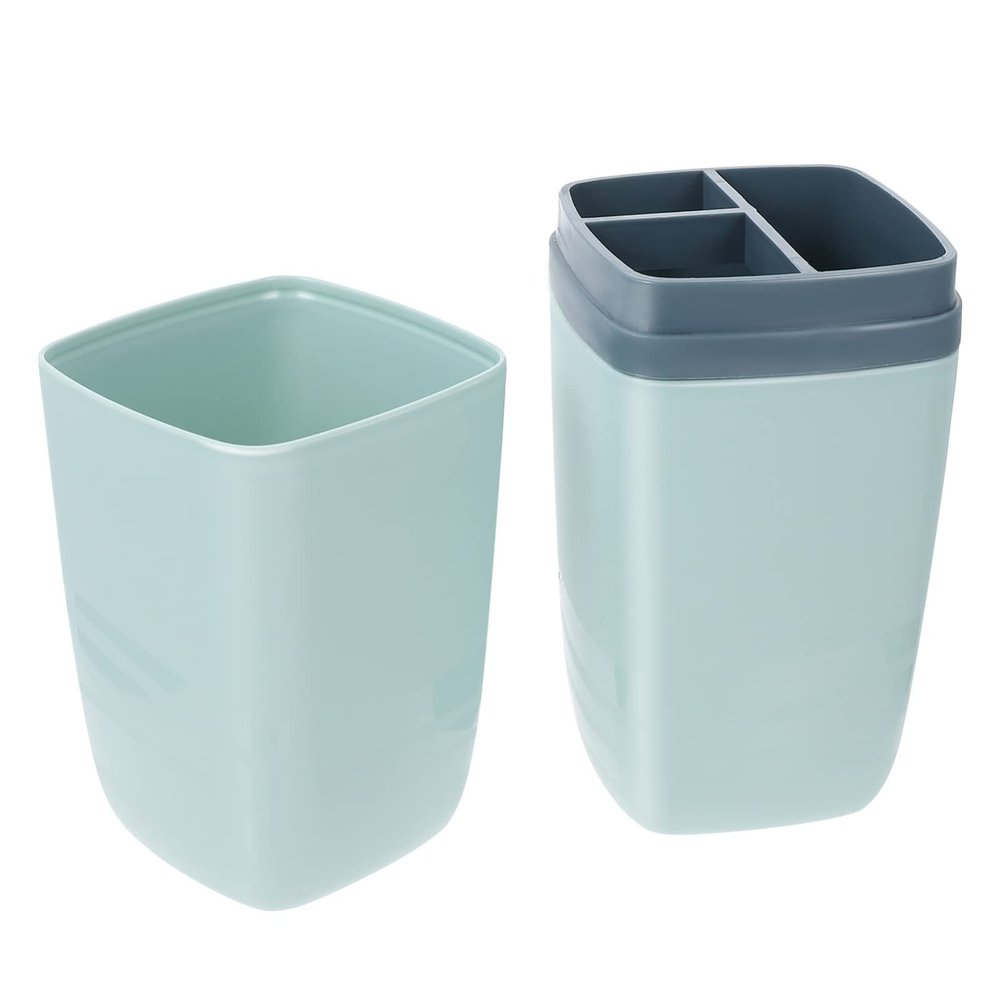 1pc Portable Tooth Cylinder Toothbrush Holder Travel Oral- Toothbrush Travel Storage Traveling Holder for Kit Toothpaste Case Foldable Green Pp