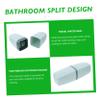 1pc Portable Tooth Cylinder Toothbrush Holder Travel Oral- Toothbrush Travel Storage Traveling Holder for Kit Toothpaste Case Foldable Green Pp view 3