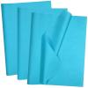 100 Sheets Turquoise Tissue Paper Artdly 14 x 20 Inches Turquoise Wrapping Paper Bulk for Weddings Birthday DIY Project Festival Wrapping Crafts Decor view 1