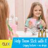 55Dental Kids Toothbrush Set of Soft Giraffe Toothbrush for Kids 3-12. Easy-Grip, Bristle Cover, Self-Standing & Splited Bottom for Cup Rim. by Lix, 4 Colors view 3