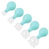 5pcs Cupping Device Glass Cupping Cup Rubber Cupping Cup Household Cupping Therapy Vacuum Can view 1
