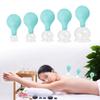5pcs Cupping Device Glass Cupping Cup Rubber Cupping Cup Household Cupping Therapy Vacuum Can view 4