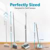 BLACK+DECKER Butler Broom and Dustpan Set for Home, Short Handle, Stand Up and Lightweight Space Saving Dust Pan and Broom Combo for Kitchen, Living Room, Bathroom, Lobby Floor Use view 3