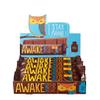 Awake Caffeinated Chocolate Energy Bar, Milk Chocolate Energy Bar, 1 Bar Equals 1 Cup of Coffee, 24 Bars (37.2 oz) view 1