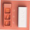 EXCEART 1pc Box Mini Medicine Case Storage Kit White Box Portable view 3