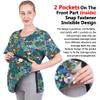 Post Shoulder Surgery Shirt - Short Sleeve Rehab Clothes with Drain Management Pockets (AA12-M) view 2