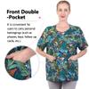 Post Shoulder Surgery Shirt - Short Sleeve Rehab Clothes with Drain Management Pockets (AA12-M) view 3