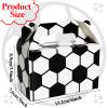 24 Pack Soccer Party Favor Treat Boxes for Soccer Birthday Decorations Soccer Team Candy Goodies Gift Boxes Sports Themed Treat Boxes for Kids Baby Shower Birthday Party Supplies 6 x 3 x 3.5 Inches view 2