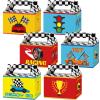 Tevxj 24 Pack Race Car Party Favor Boxes Two Fast Car Gift Bags Race Birthday Party Favor Goodies Candy Treat Bags for Boys Kids Let's Go Racing Supplies Racing Decorations 6 x 3 x 3.5 Inches view 1