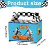 Tevxj 24 Pack Race Car Party Favor Boxes Two Fast Car Gift Bags Race Birthday Party Favor Goodies Candy Treat Bags for Boys Kids Let's Go Racing Supplies Racing Decorations 6 x 3 x 3.5 Inches view 2