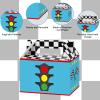 Tevxj 24 Pack Race Car Party Favor Boxes Two Fast Car Gift Bags Race Birthday Party Favor Goodies Candy Treat Bags for Boys Kids Let's Go Racing Supplies Racing Decorations 6 x 3 x 3.5 Inches view 4