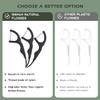 Natural Dental Floss Picks (100 Count) - Vegan, Eco Friendly, Sustainable Dental Flossers - Twin Floss (Charcoal) view 4