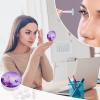 Bagea-Ka Butterfly on Purple Flowers Pattern Contact Lens Case Box Eye Care Kit Holder Mirror Box with Tweezers Remover Tool Solution Bottle for Outdoor Travel & Home view 4